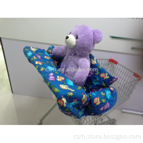 Blue Color RH-CH001-03 Baby Seat Cotton Cover Shopping Trolley Cover for Sale